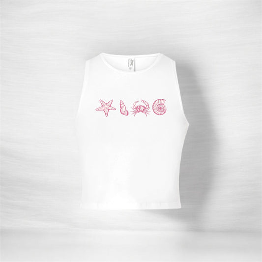 The sea Crop WHITE 🐚