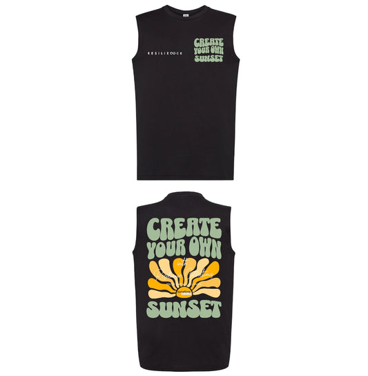 TANK TOP Sunset Black